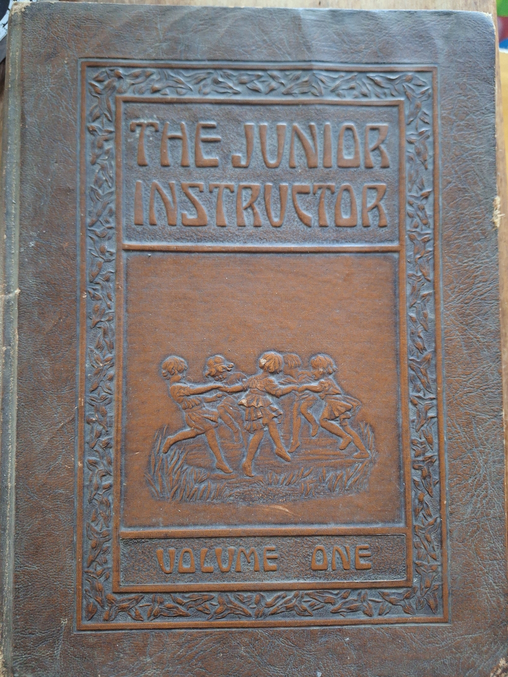 The Junior Instructor Volume One Embossed Leather Book - Brown